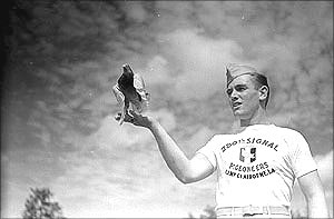 Hilda with Ballplayers